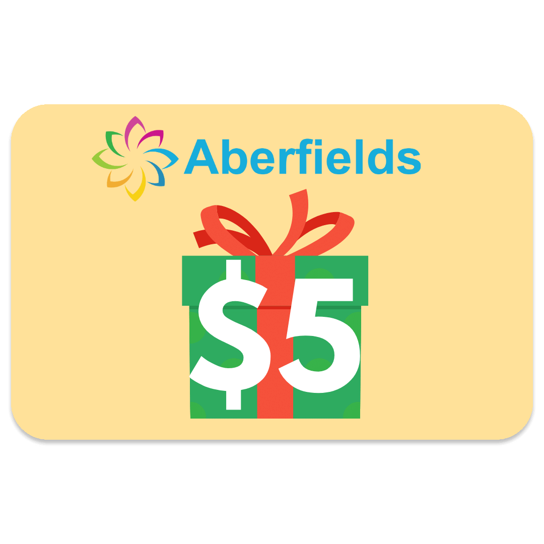 Aberfields $5 Gift Card