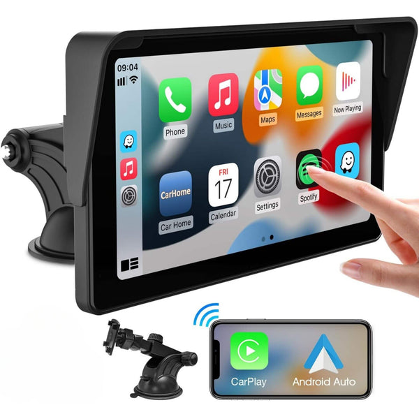 DriveHub Portable CarPlay & Android Auto HD Screen