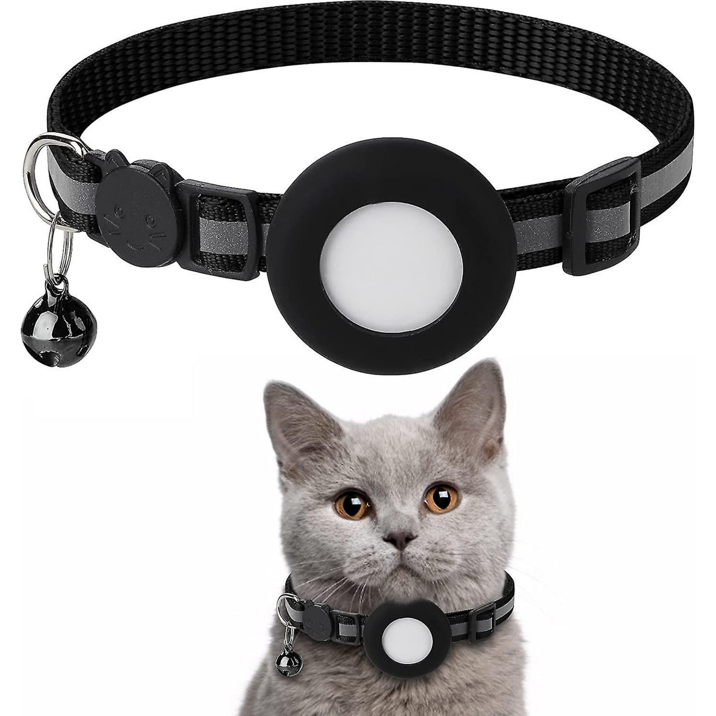 Cat Reflective AirTag Collar