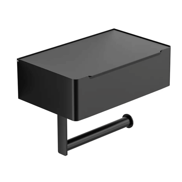 Ultimate Toilet Paper Holder with Shelf