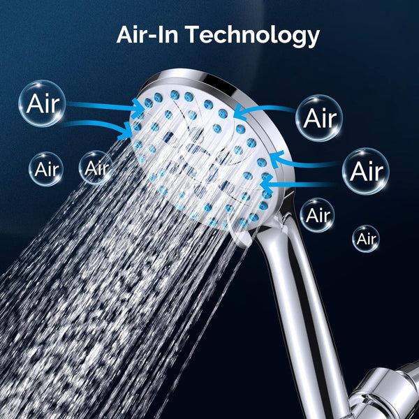 Buy One And Get One FREE: High Pressure 8-mode Handheld Shower Head