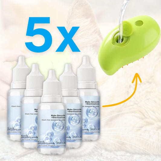 5X Healthy Cat Coat Essence™️ (Designed for Steamy Cat Brush)