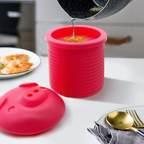 Bacon Grease Container with Strainer
