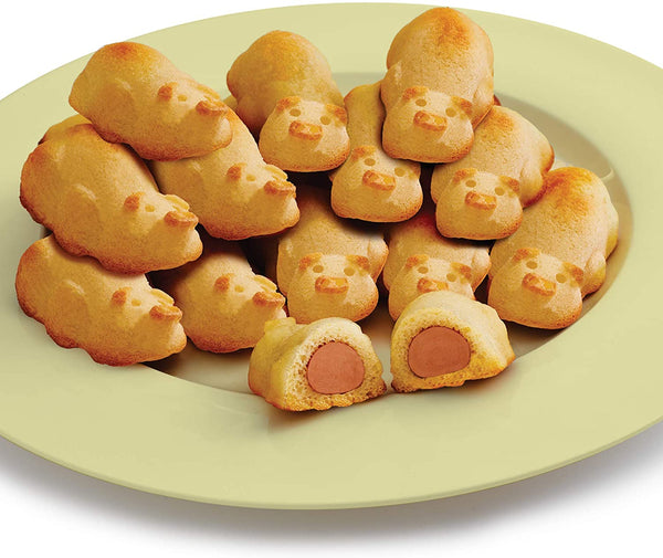 12 Little Pigs In A Blanket Silicone Mold